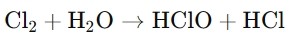 Formation of Hypochlorous Acid