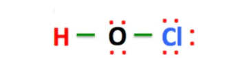 Molecular Model of HOCl