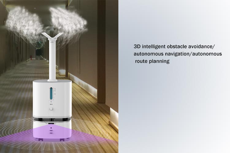 product display for humidification Disinfection smart Robot