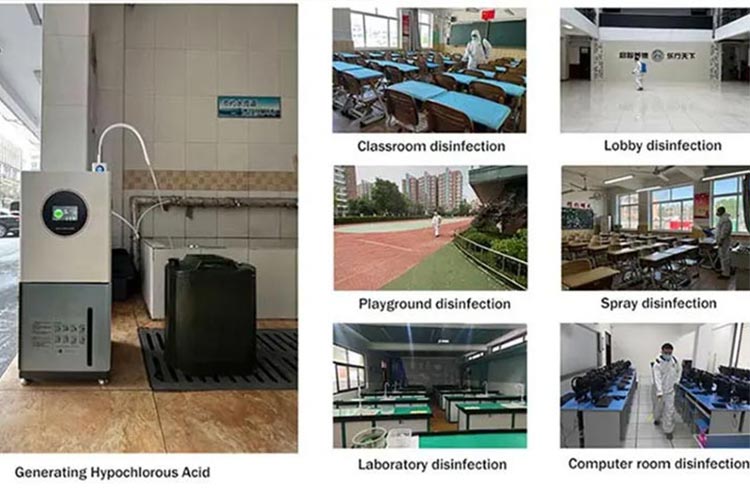 Hypochlorous acid generator application scenarios