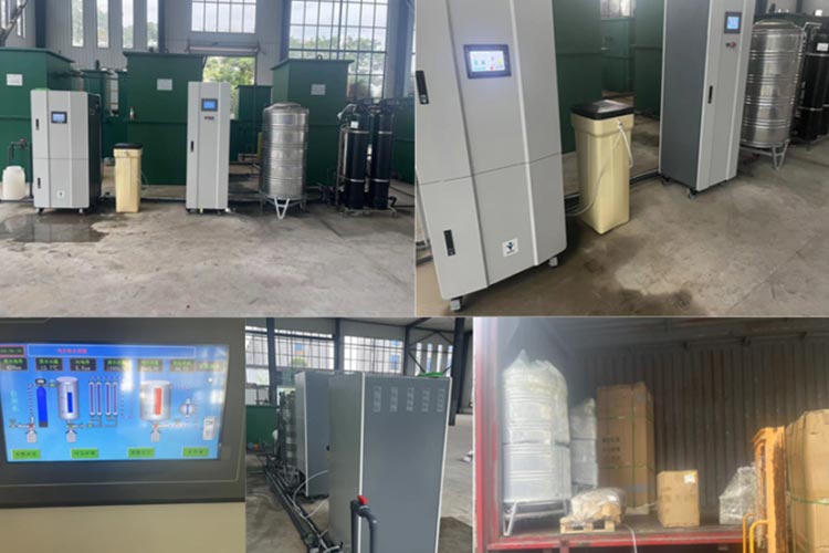 3T hypochlorous acid generator system installed in Chongqing China