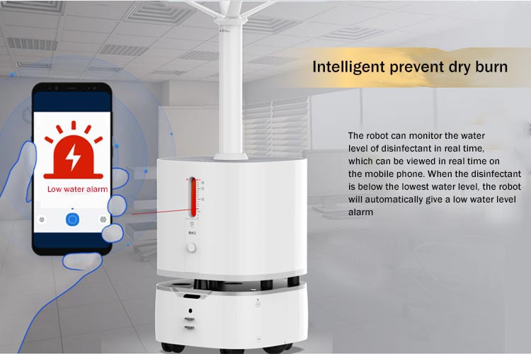 product display for humidification Disinfection smart Robot