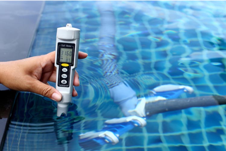 Hypochlorous acid generators are used for pool disinfection