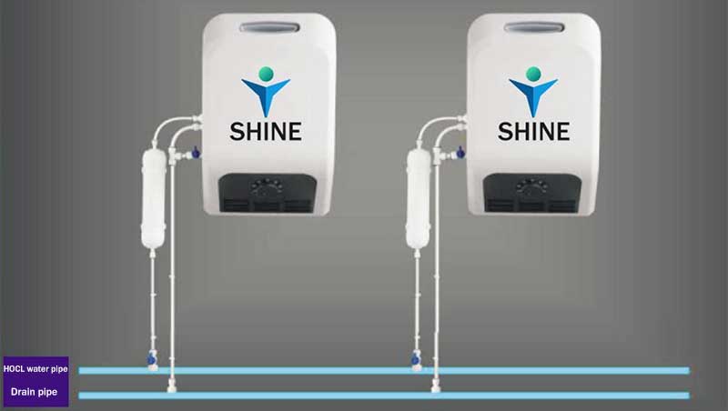 Scenario Application for Hypochlorous Acid Ultrasonic fogger